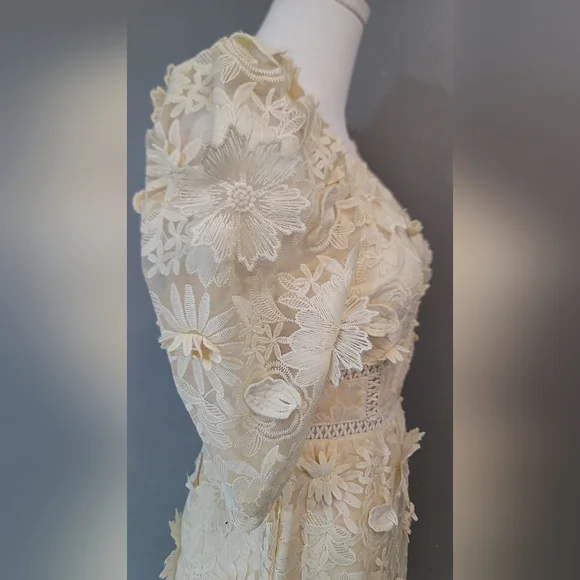Ana Perez Floral Lace Cream Bohemian‎ - Picture 4 of 9